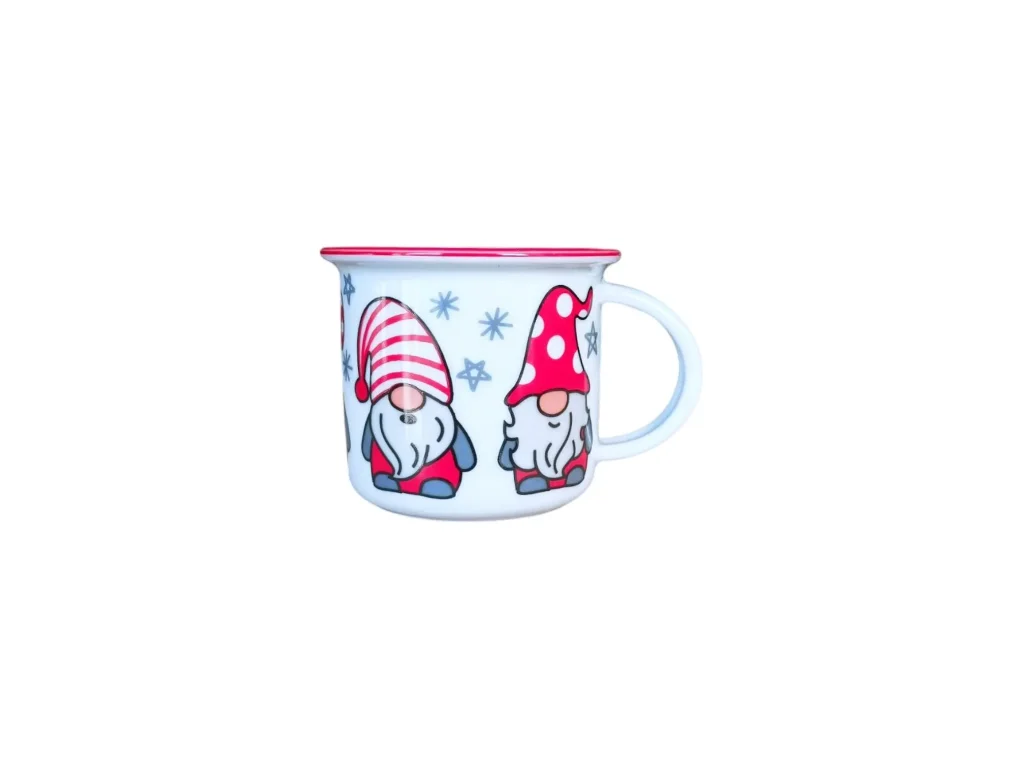 Hrnček Tina 0,10l Škriatok červený Český porcelán Dubí 