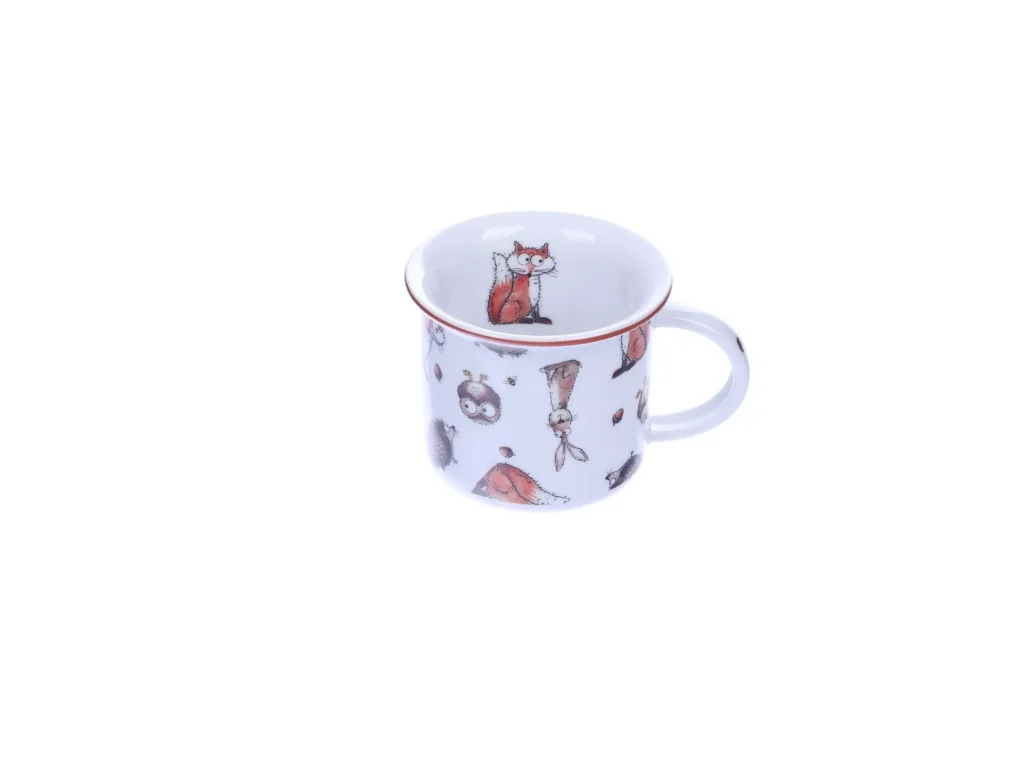 Hrnček Tina 0,10l PLYŠIACI Z LESA Český porcelán Dubí