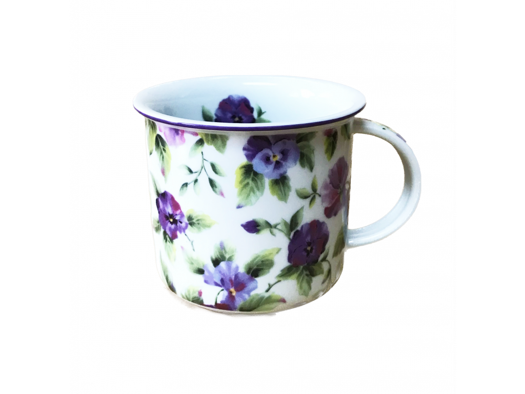 Mug Tina 0.25l PANSY Bohemia porcelain Dubí