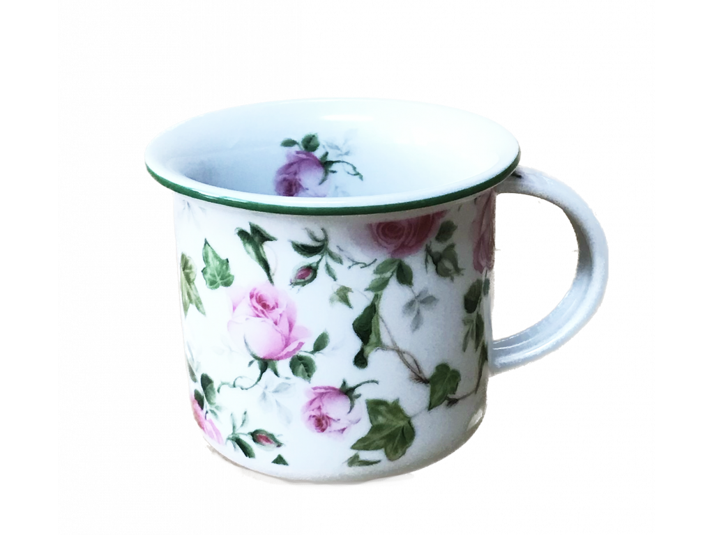 Mug Tina 0.25l ROSES WITH IVY Bohemia porcelain Dubí