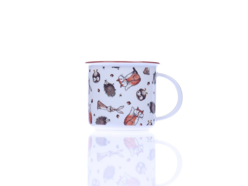 Mug Tina 0.25l SOFT TOYS FROM THE FOREST Bohemia porcelain Dubí