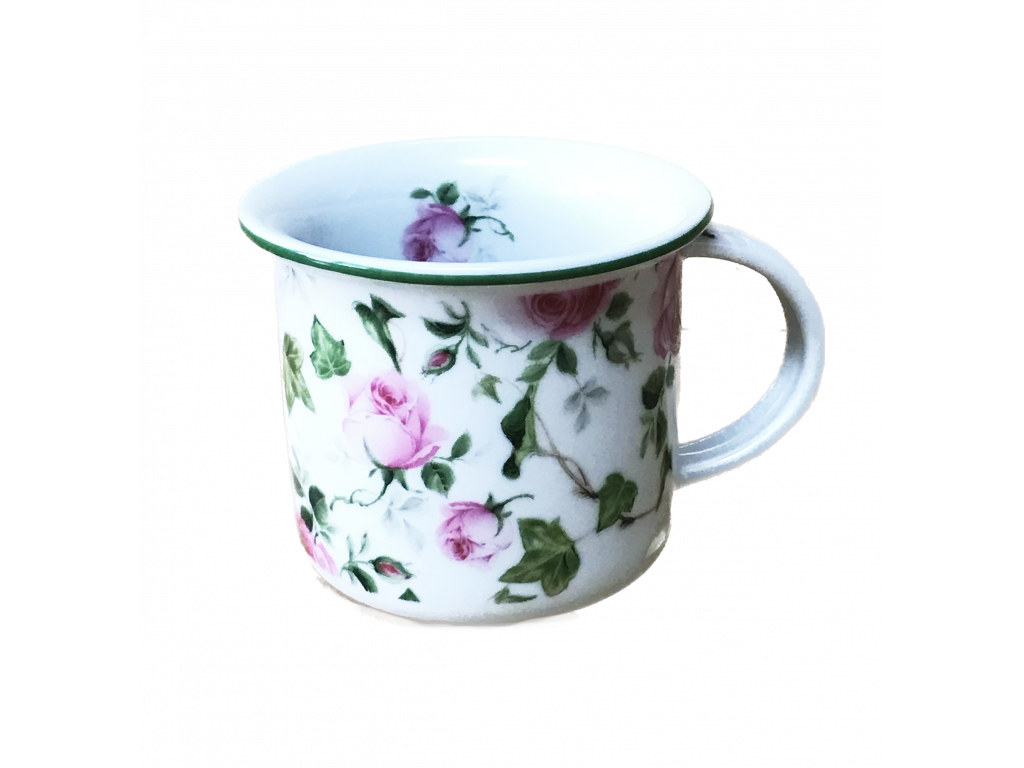 Mug Tina 0.38l ROSES WITH IVY Bohemia porcelain Dubí 