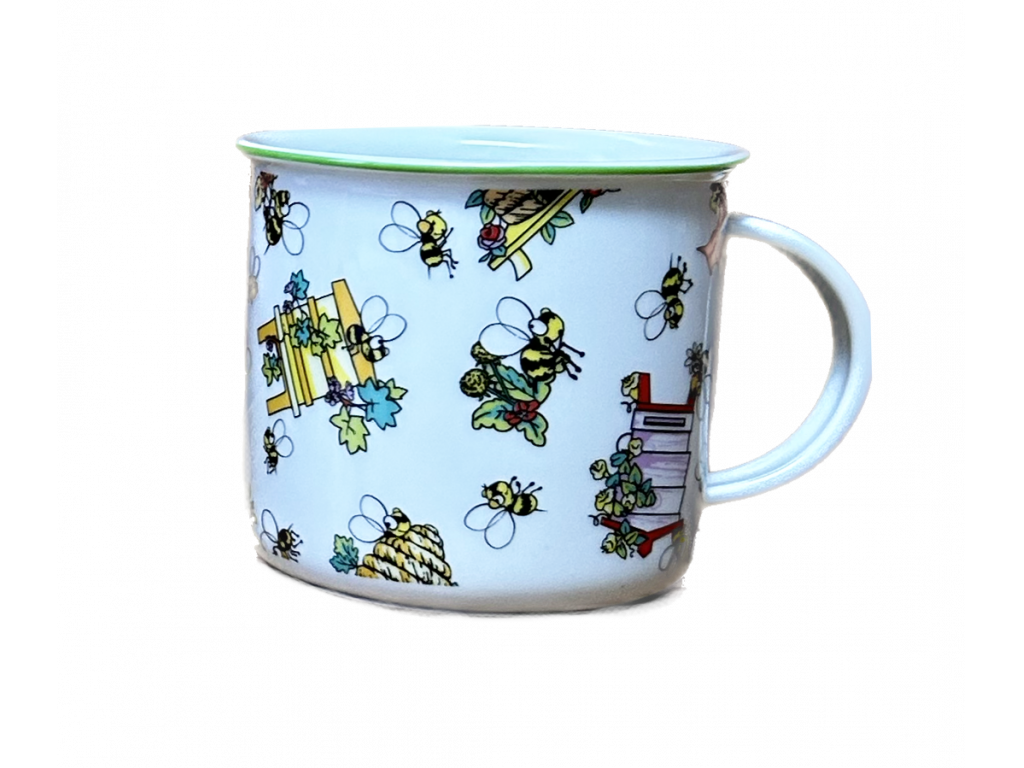 Mug Tina 0.38l BEE HIVE Bohemia porcelain Dubí