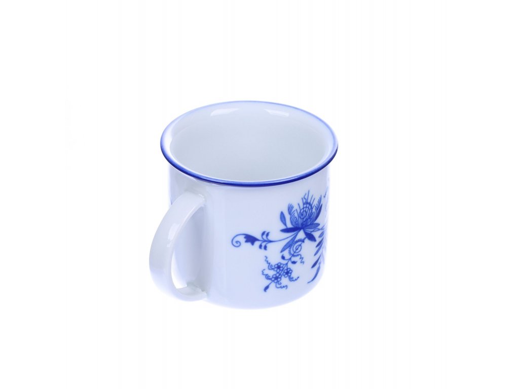 Zwiebelmuster  Tasse Tina 0,38l M groß Original Bohemia Porzellan Dubi Karlsbader 