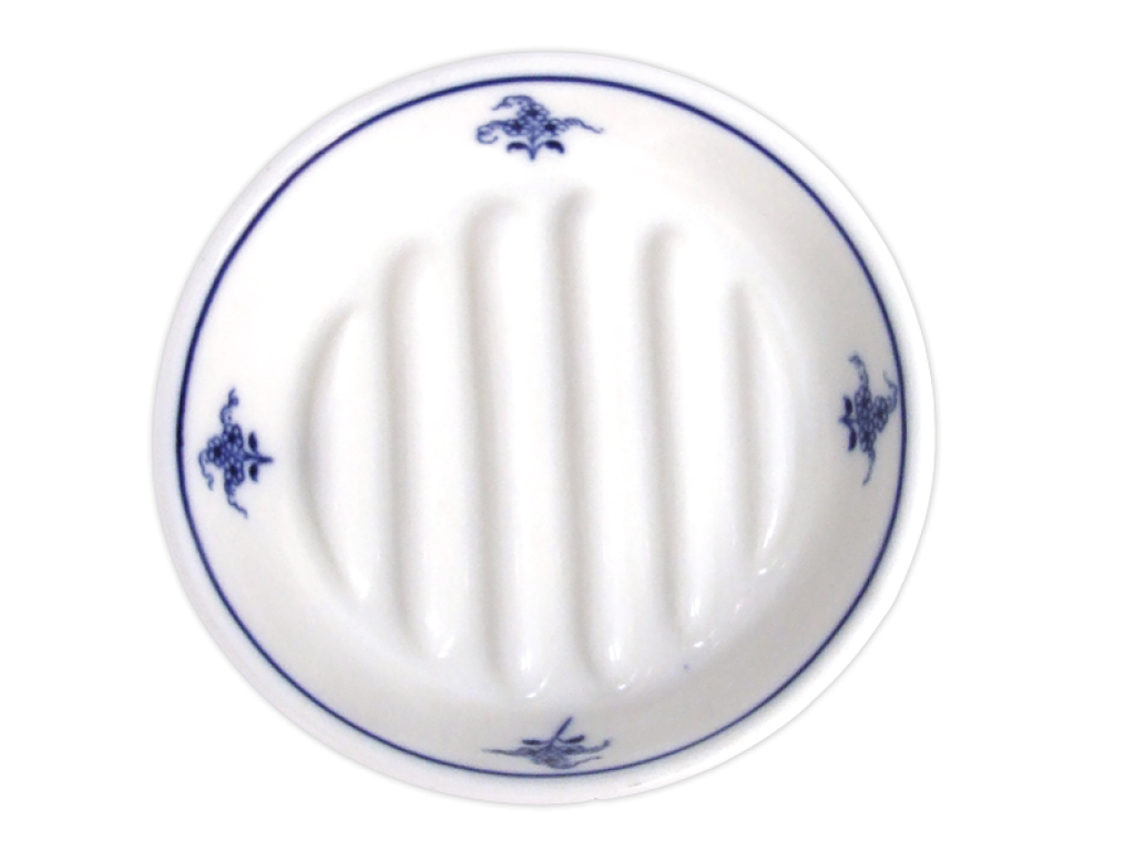 Zwiebelmuster Hygieneset Seifenschale 12,5cm Original Bohemia Porzellan Dubi Karlsbader 