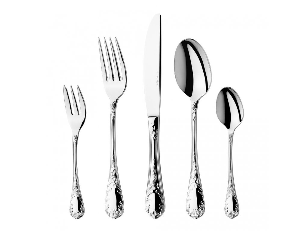 Coffee spoons Rokoko set of 6 pieces Berndorf Sandrik