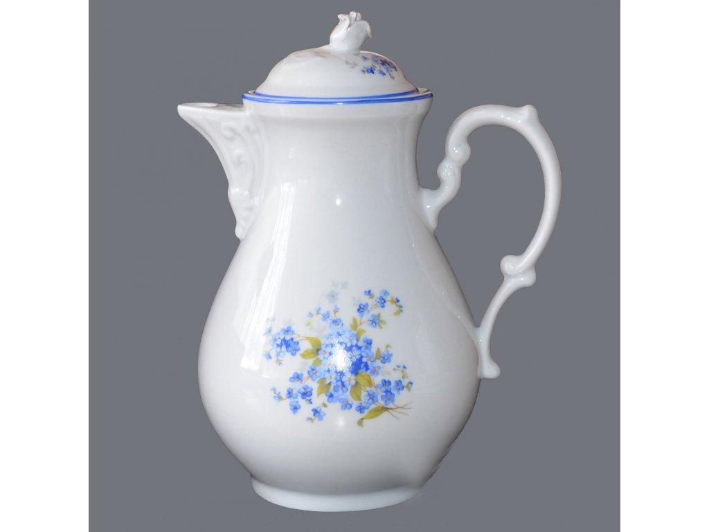 Konvice kávová  1,55l POMNĚNKY Český porcelán Dubí 