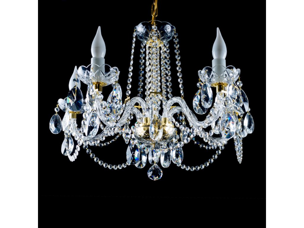 Crystal chandelier Oscar 5 manufacturer Aldit 58 cm crystal chandeliers