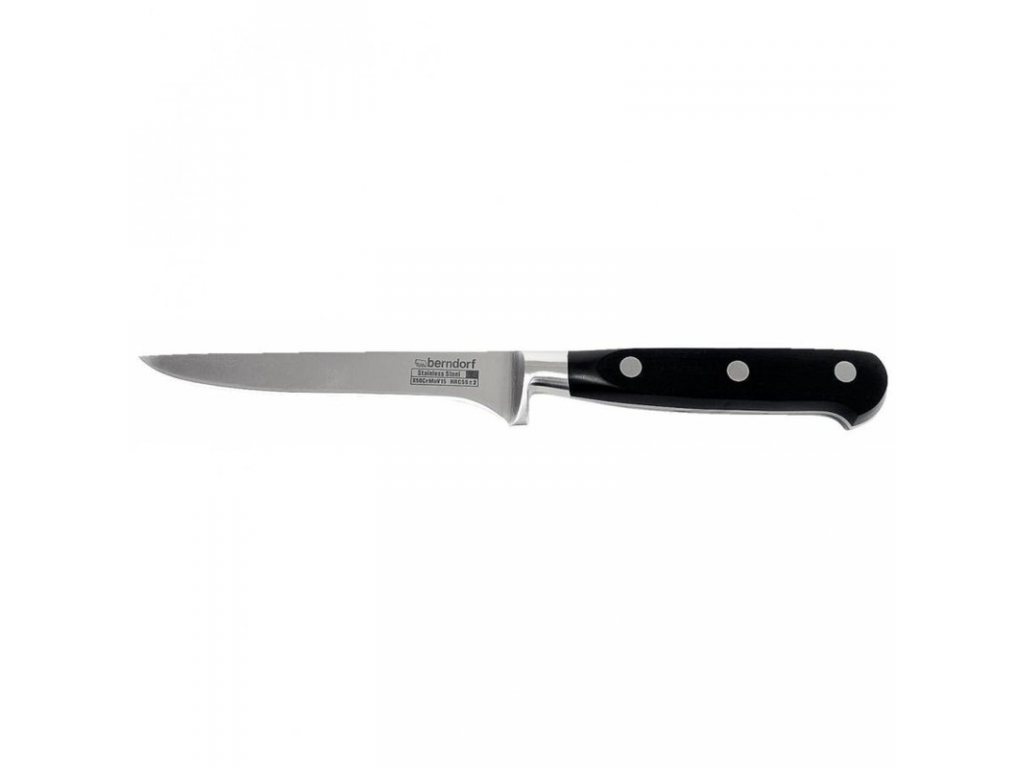 Kuchyňské nože  6ks sada nožů Berndorf Profi line dřevěný blok stojan