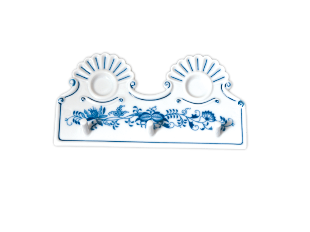 Cibulák Kuchynský vešiak bez dierok 18cm Originálny Český Porcelán Dubí 