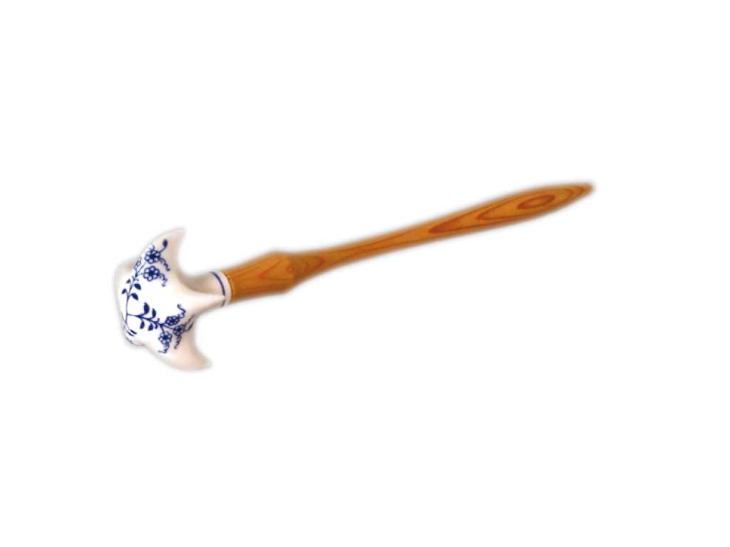 Cibulák Kvedlačka střední 25x5cm Originál Český porcelán Dubí 