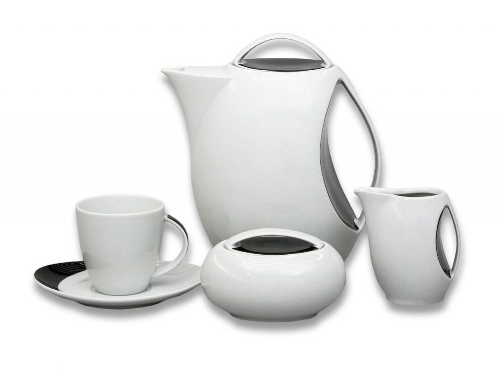 Kávová súprava 15 dielov Loos Thun cibulákový porcelán Nová Role