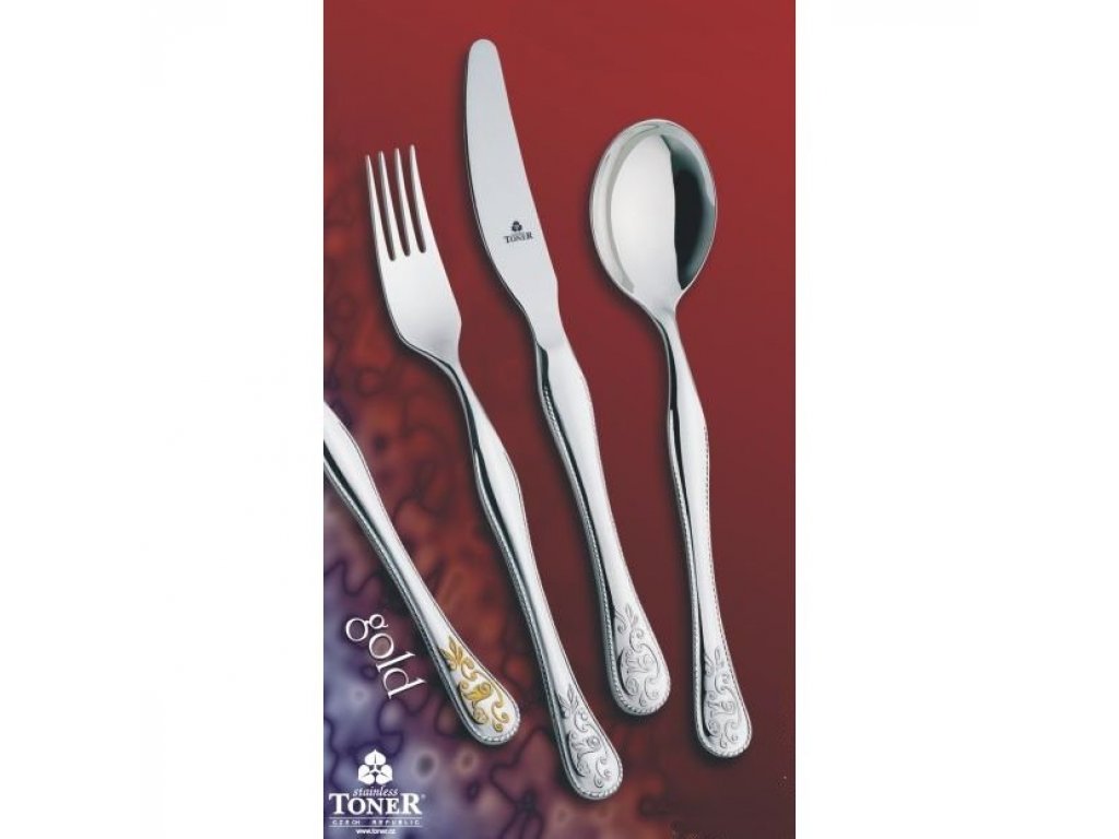 Dining spoon TONER Baroque 1 piece stainless steel 6009