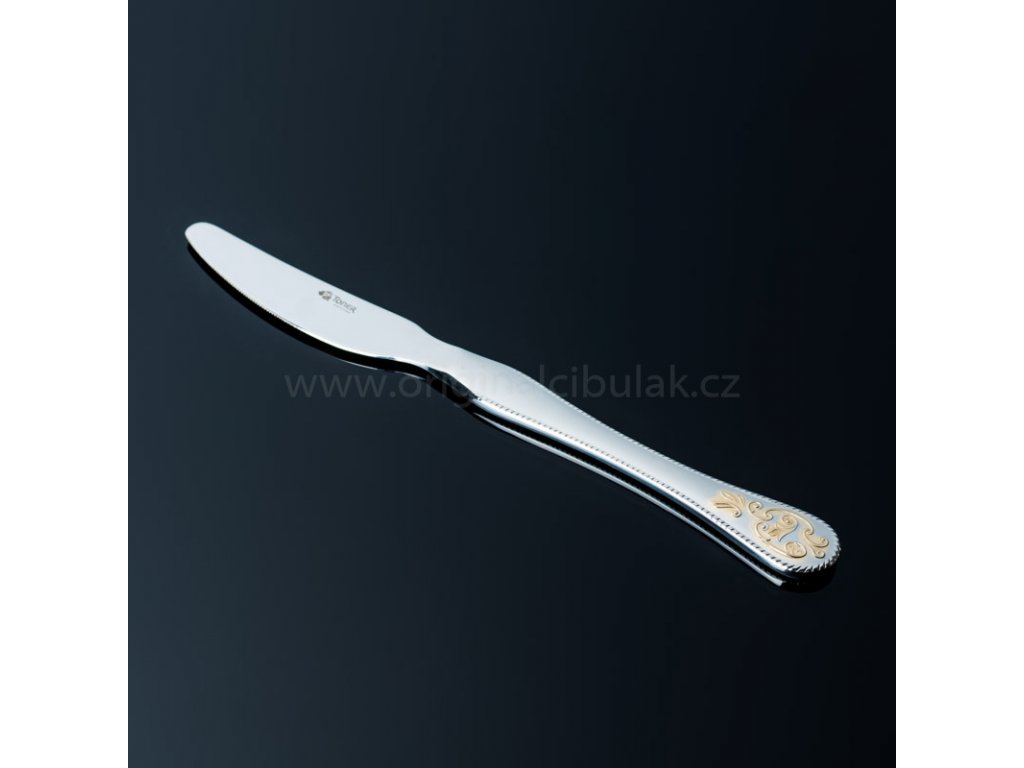 Dining spoon TONER Baroque Gold gilded 1 piece stainless steel 6009