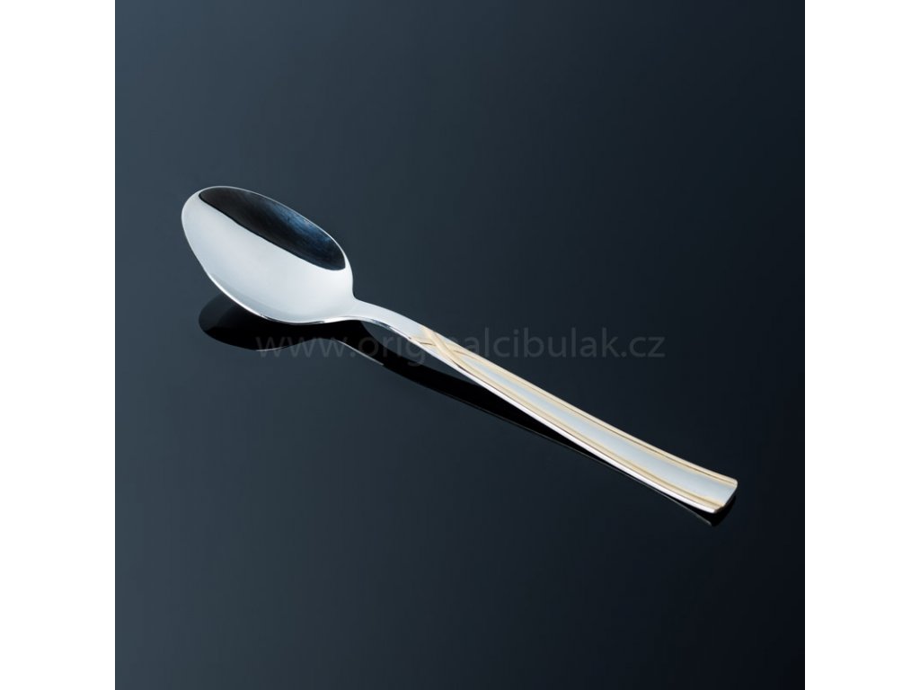 Coffee spoon TONER Art Gold gilded 1 piece stainless steel 6065