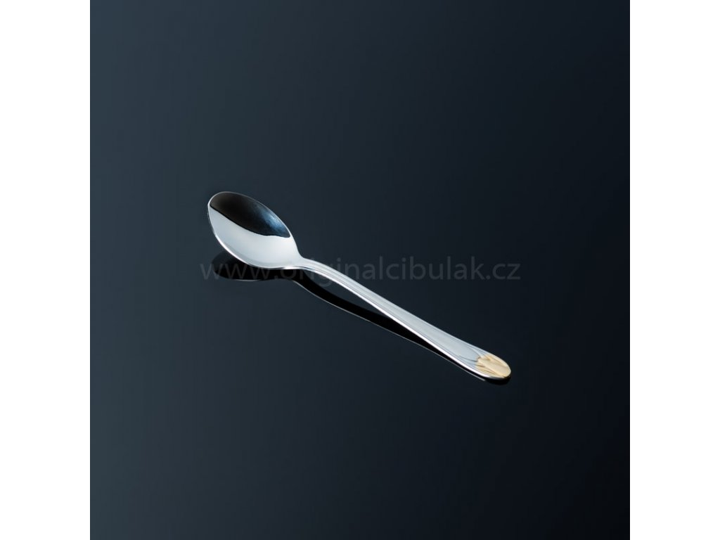 Coffee spoon TONER Ruby Gold gilded 1 piece stainless steel 6083 gold