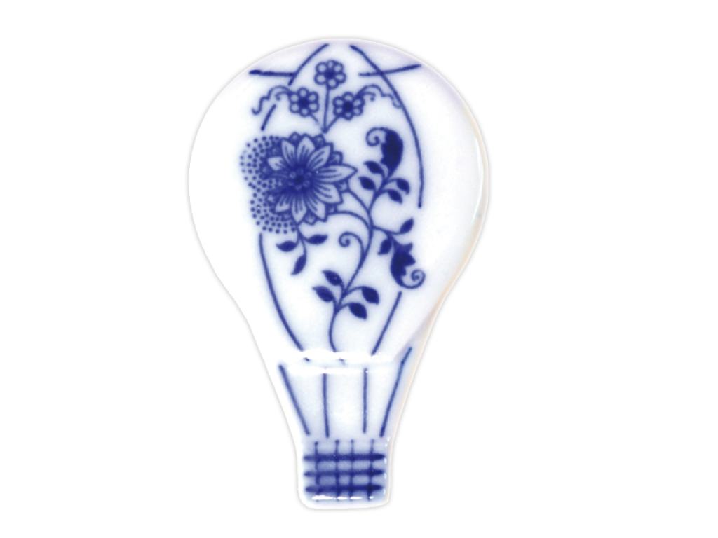 Cibulák Magnetka Balón 5cm Originálny Český Porcelán Dubí 