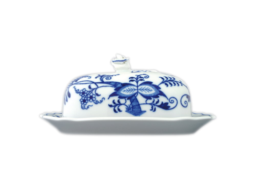Cibulák Máslenka hranatá malá 16,5cm x12,7cm 450g Originál Český porcelán Dubí