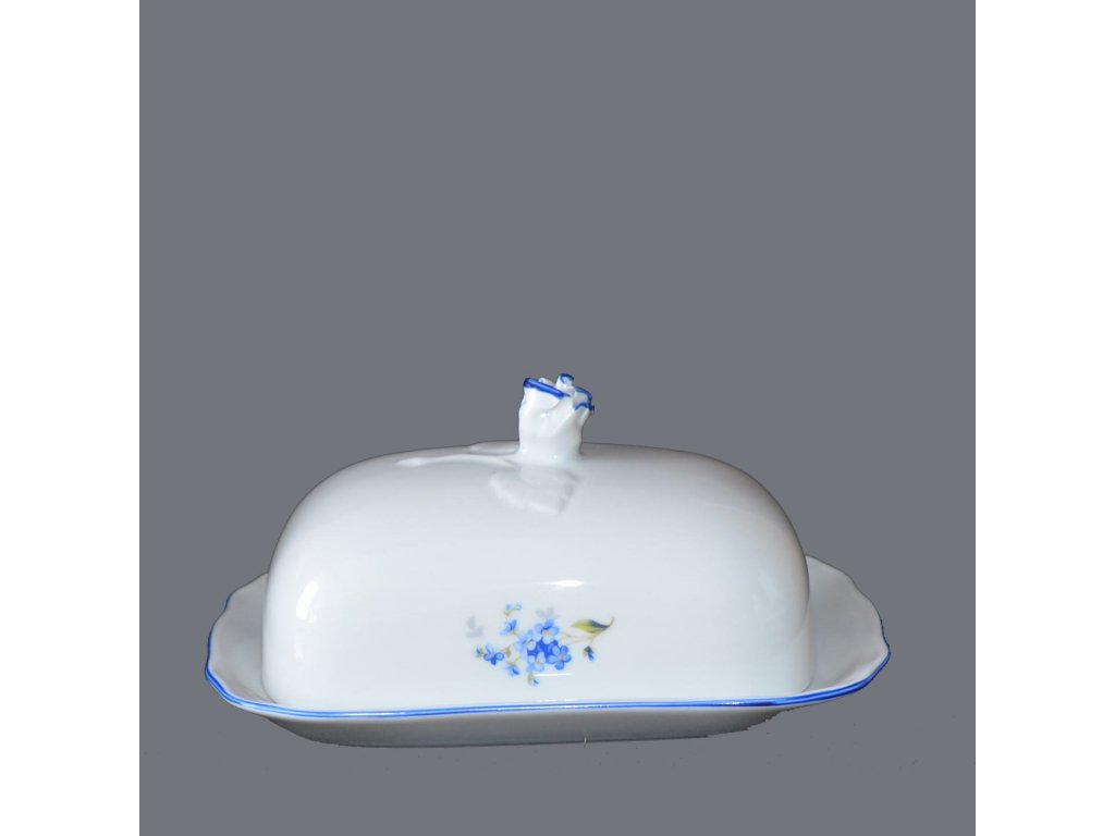 Máslenka hranatá velká 19cm Český porcelán Dubí 