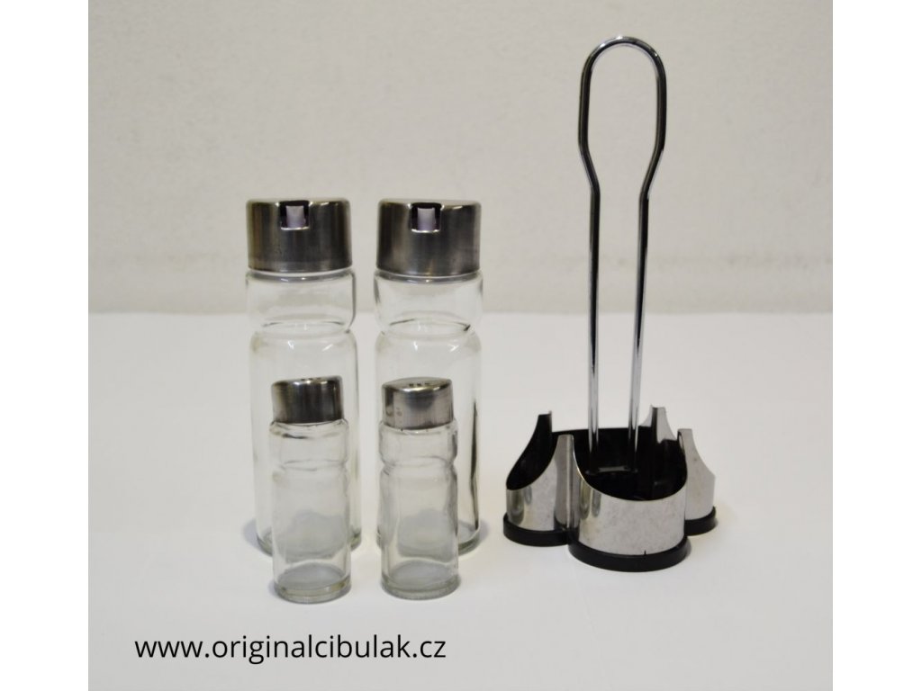 menážky 5 dílů sůl pepř ocet olej  23 cm  Berndorf Collini