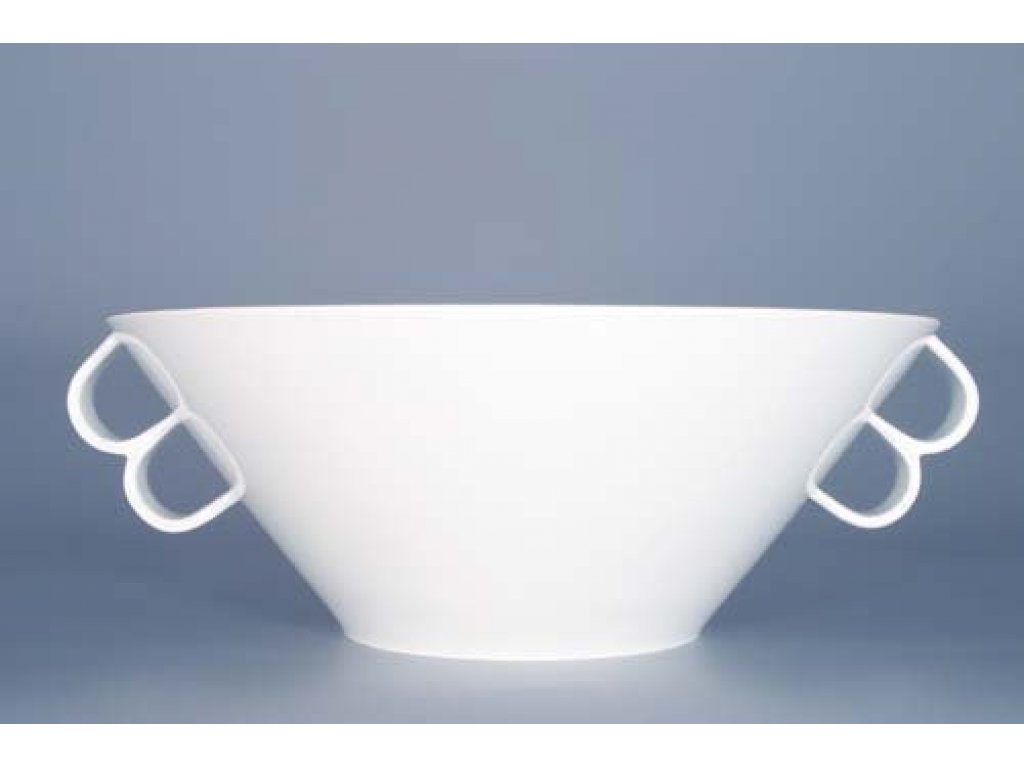 Bohemia salad bowl, small 1l White design by prof. arch. Jiří Pelc Bohemia Porcelain from Dubi 