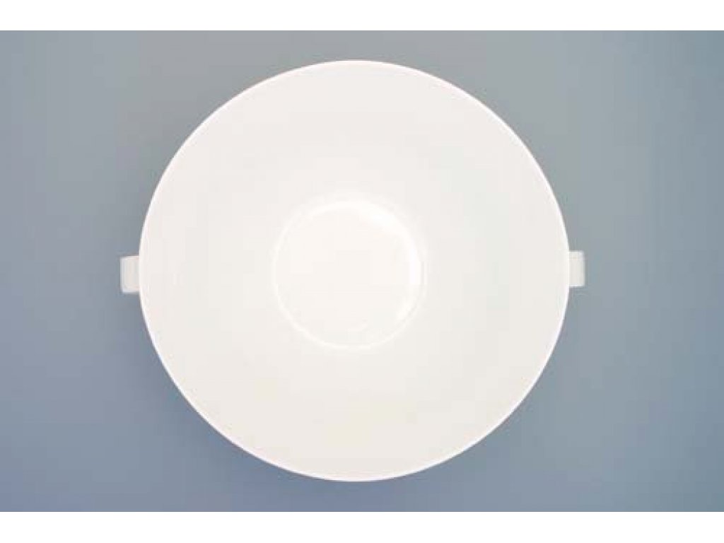 Misa Bohemia šalátová, veľká 1,7 l 800g White design prof. arch. Jiří Pelc  Český Porcelán Dubí 