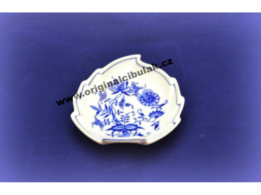Cibulák misa list 15 cm cibulový porcelán, originálny cibulák Dubí 2. akosť