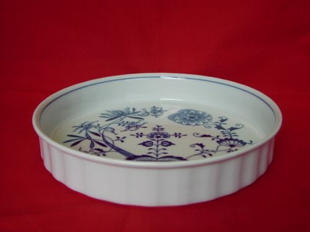 mísa cibulák zapékací kulatá velká 26 cm originální český porcelán Dubí