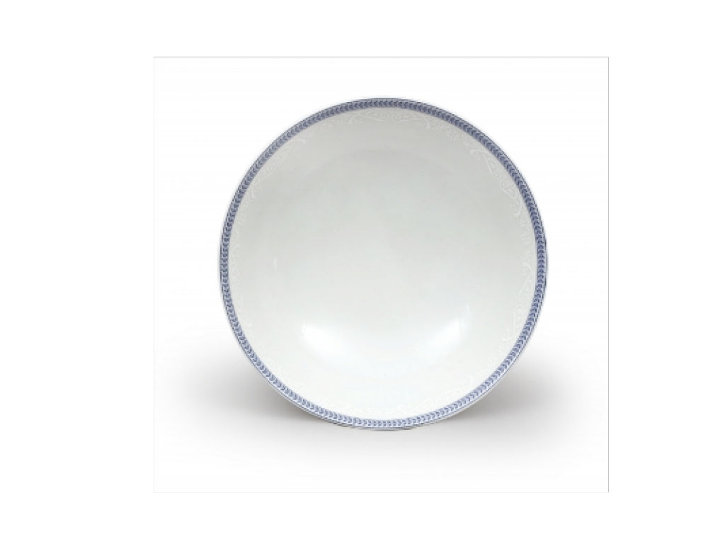 mísa kompotová  Opál  16 cm krajka modrá Thun  1 ks český porcelán
