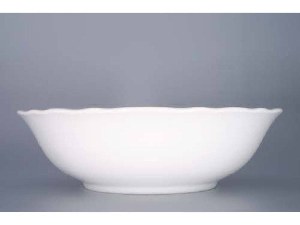 Mísa porcelán bílý kompotová vysoká 23 cm Český porcelán Dubí