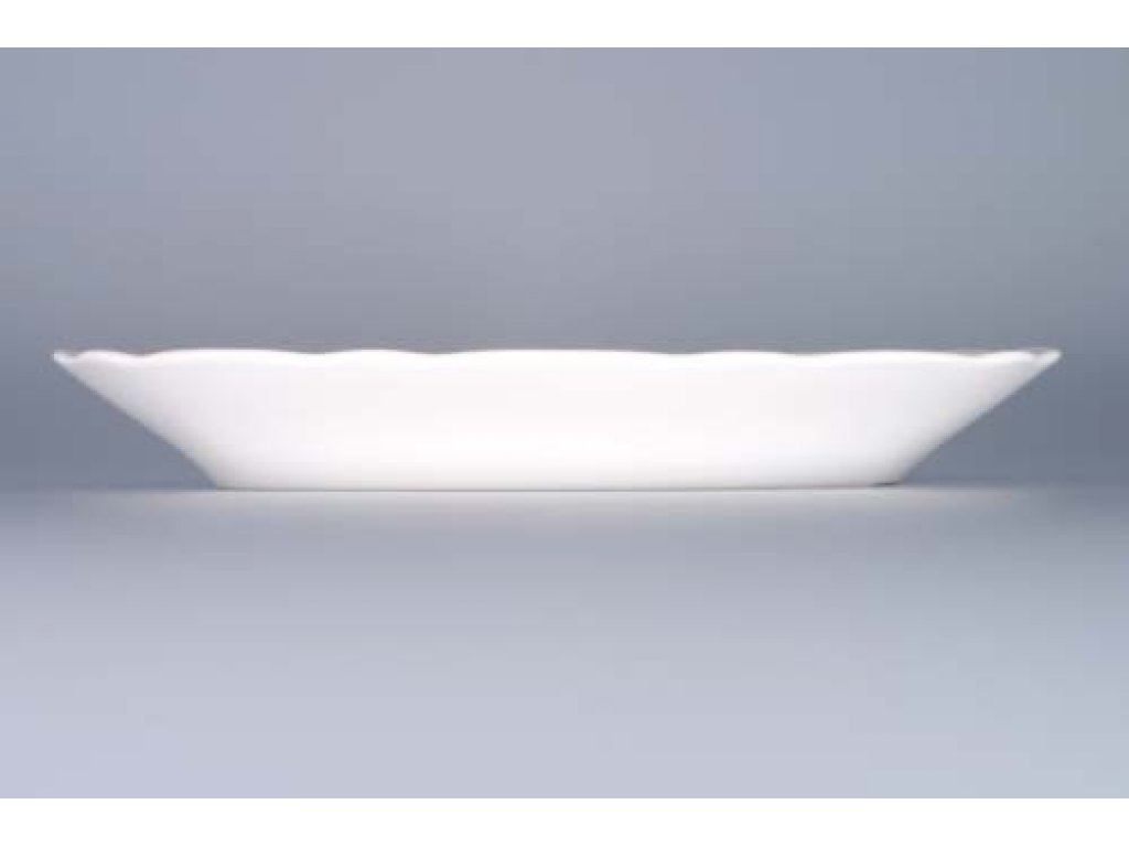 White porcelain oval bowl 24 cm Czech porcelain Dubí 1.quality