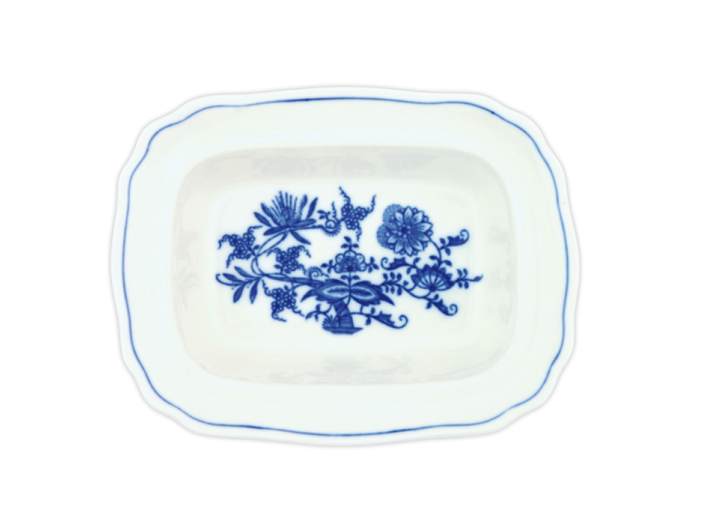 Zwiebelmuste Schüssel Ragout 0,25l 720g Original Bohemia Porzellan Dubi Karlsbader