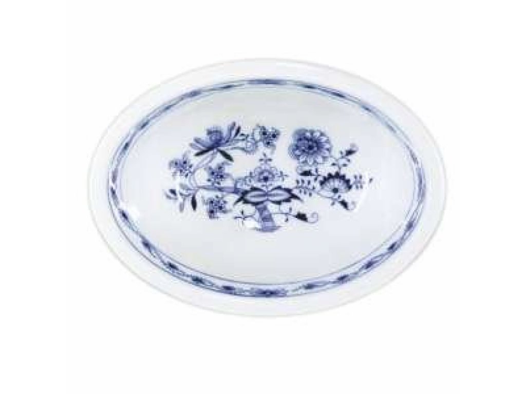 Cibulák Mísa zapékací oválná malá 18,0 x 13,2 cm  380g Originál Český porcelán Dubí 