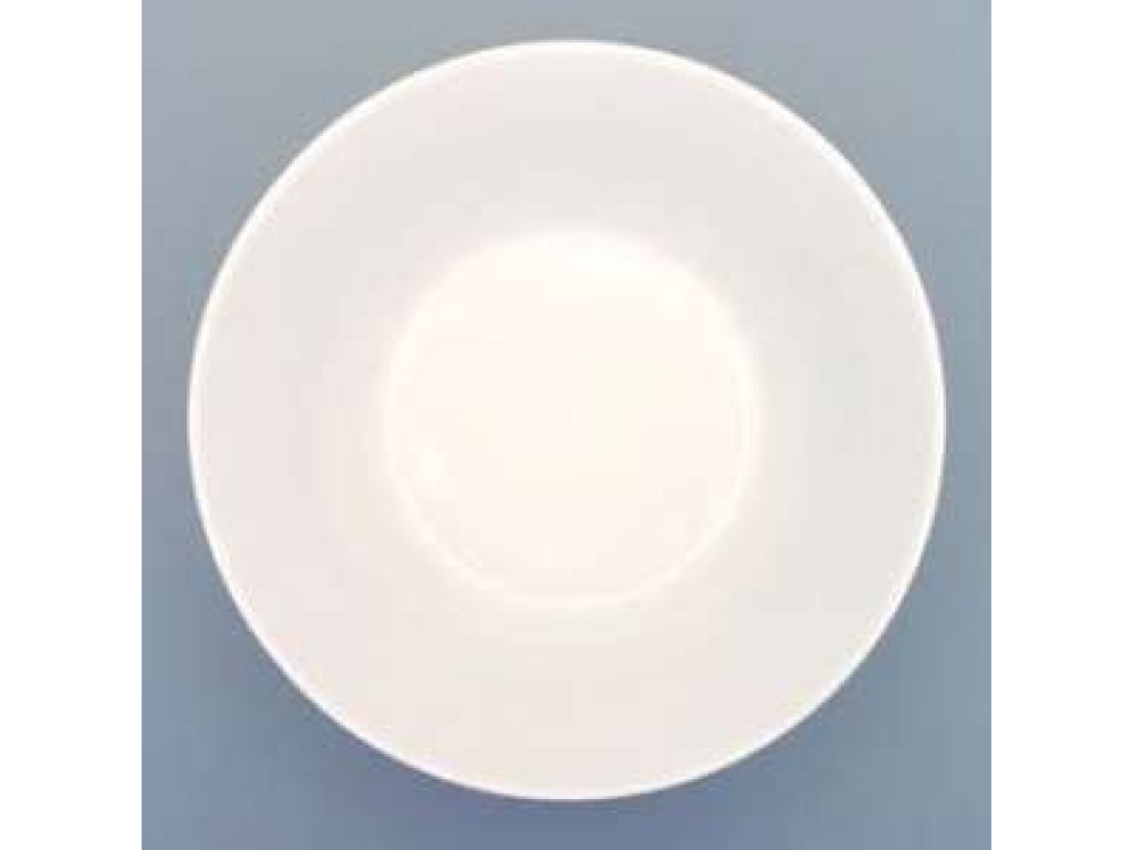 Miska Bohemia na polévku 0,4l BÍLÁ  Český porcelán Dubí 