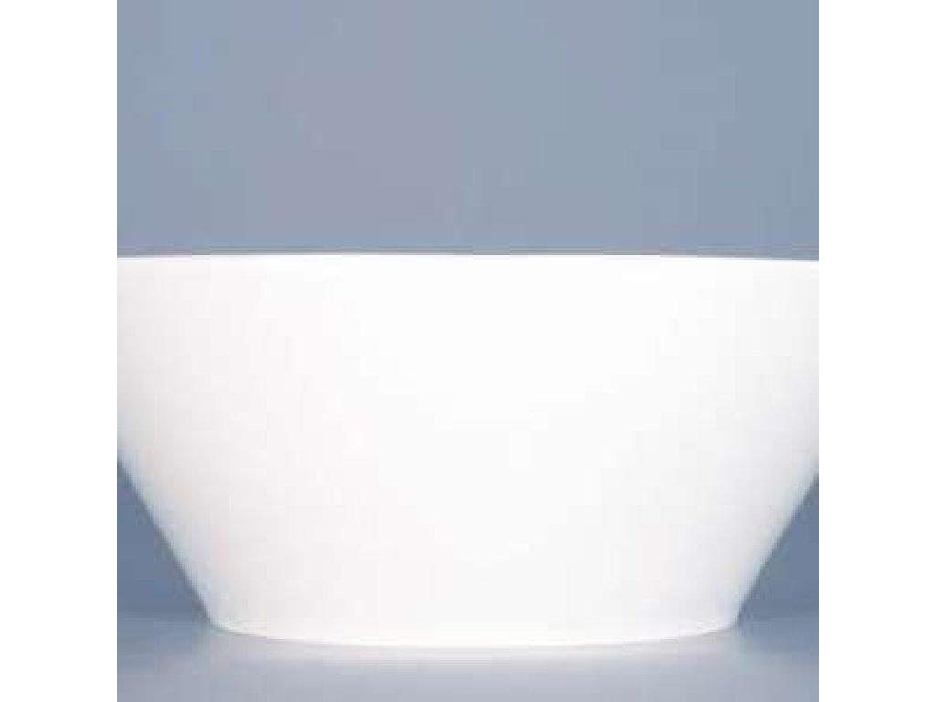Miska Bohemia na polévku 0,4l BÍLÁ  Český porcelán Dubí 
