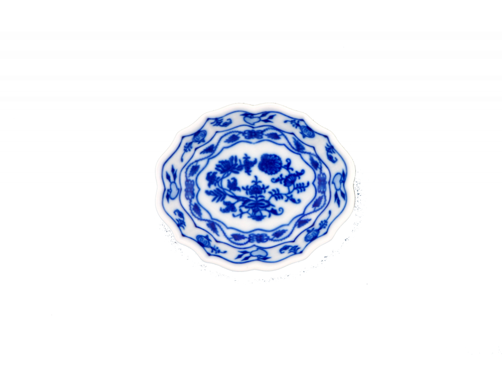Vase Porcelaine 'Zwiebelmuster' Original Bohemia - 48 Cm De Haut - Motif Oignon - Neuf Avec Boîte