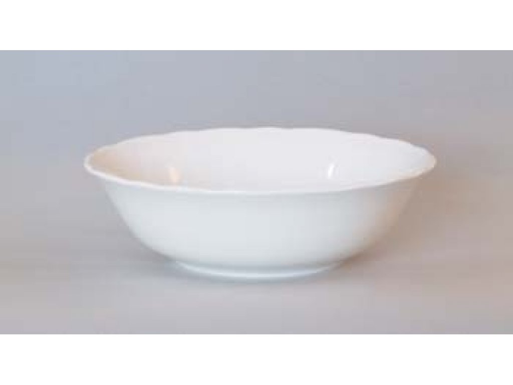 White porcelain compote bowl high 14 cm Czech porcelain Dubí