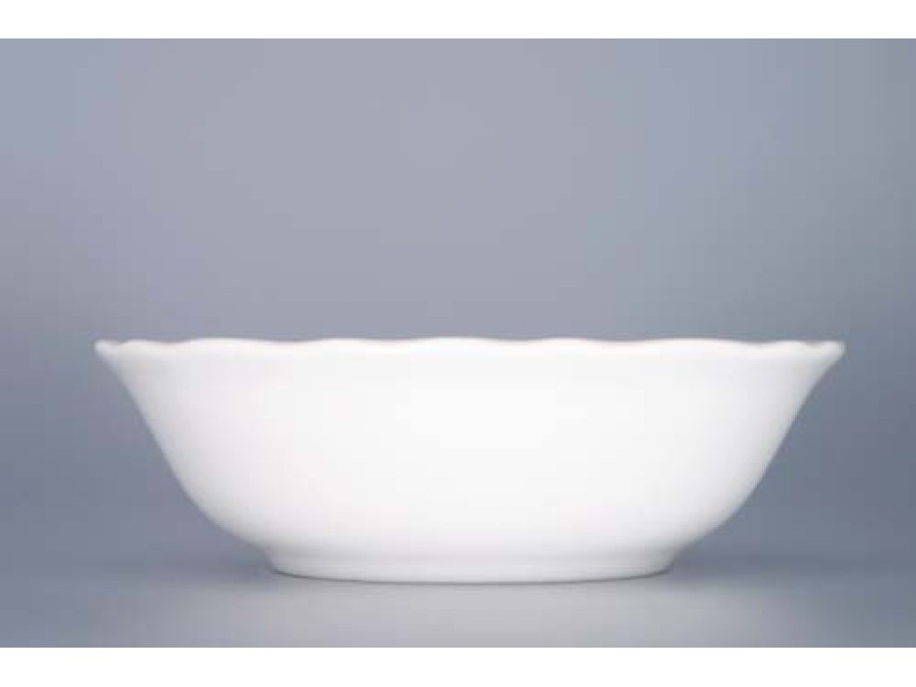 Miska porcelán bílý kompotová vysoká 14 cm Český porcelán Dubí
