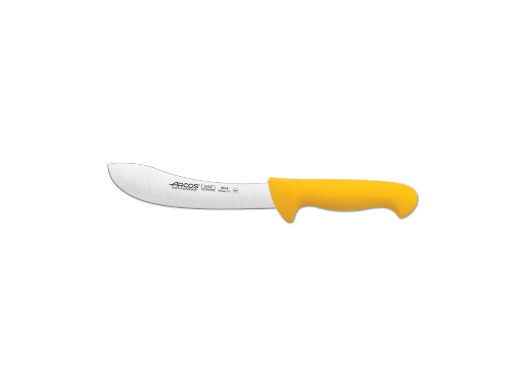 Leather stripping knife yellow 19 cm Arcos 2900 Berndorf