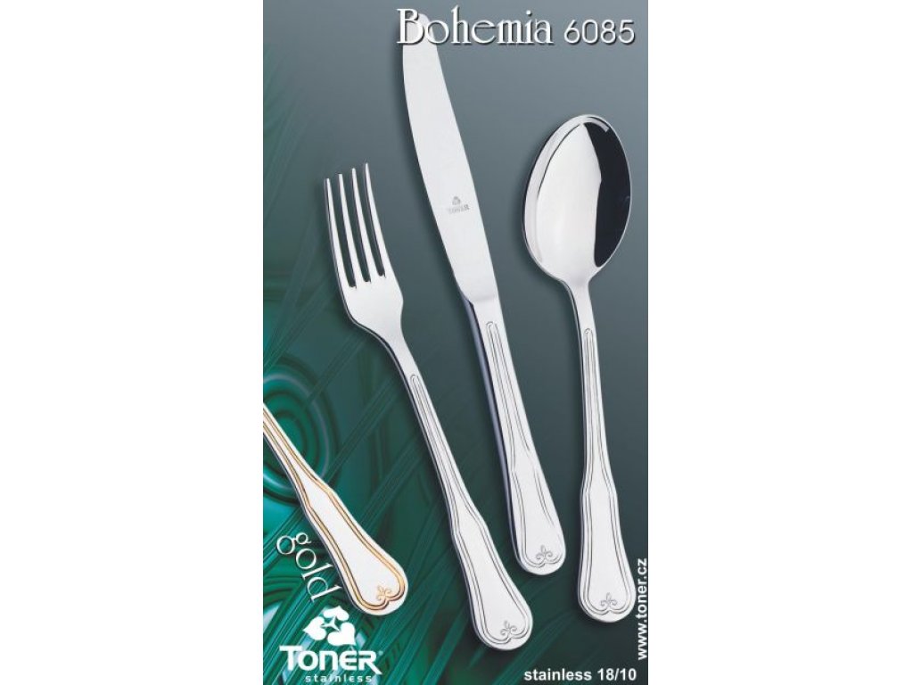 Dining knife TONER Bohemia 1 piece stainless steel 6085