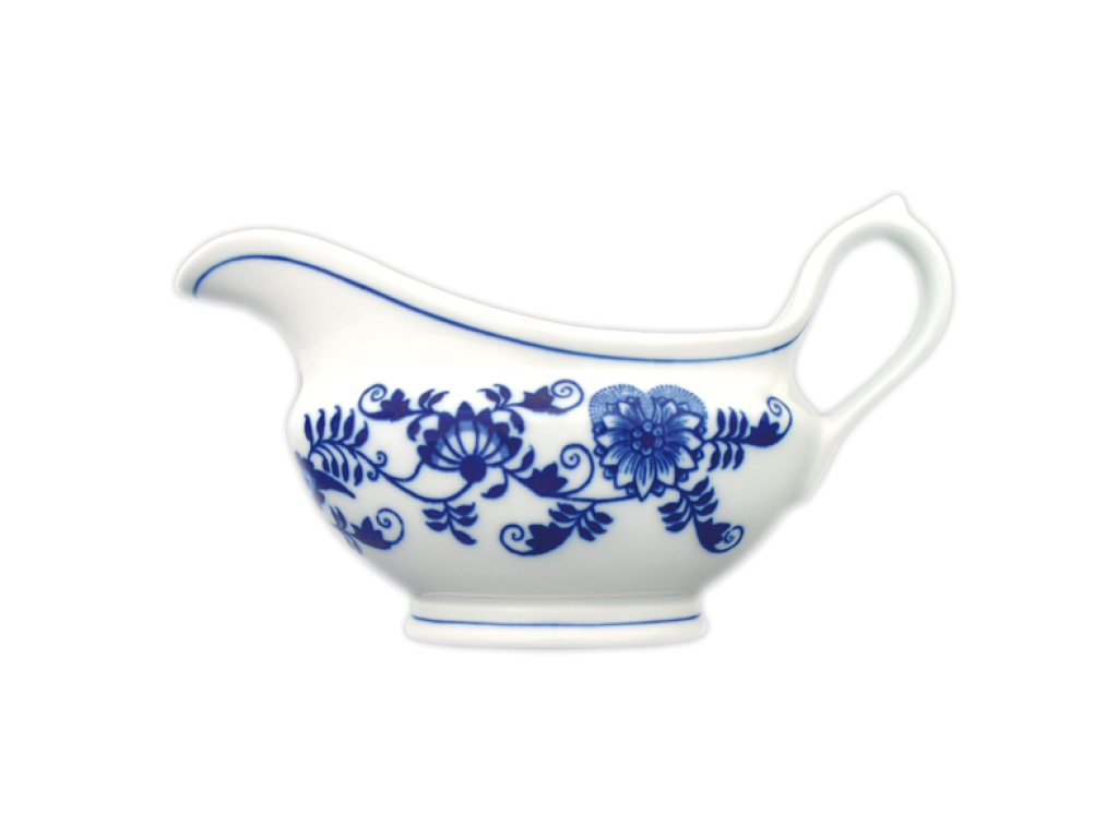 Zwiebelmuster Oval sauce pan without base 0.30l Original Blue Onion Pattern Bohemia from Dubi 