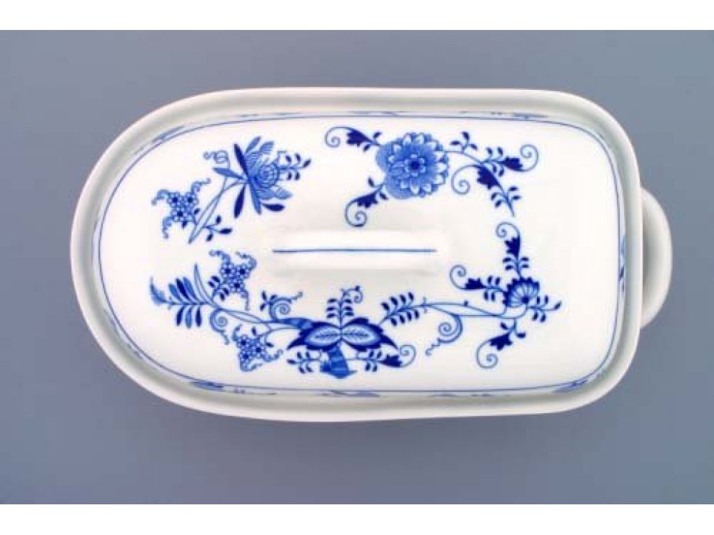 ZELENÝ Cibulák Pekáč veľký 36 x 19,5 cm x 18,5 cm 2,4 lOriginálny Český Porcelán Dubí 