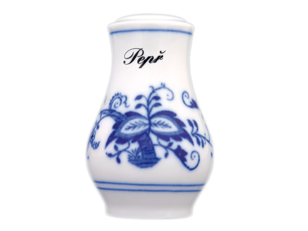 Cibulák Pepřenka sypací  7,5cm Pepř Originál Český porcelán Dubí 
