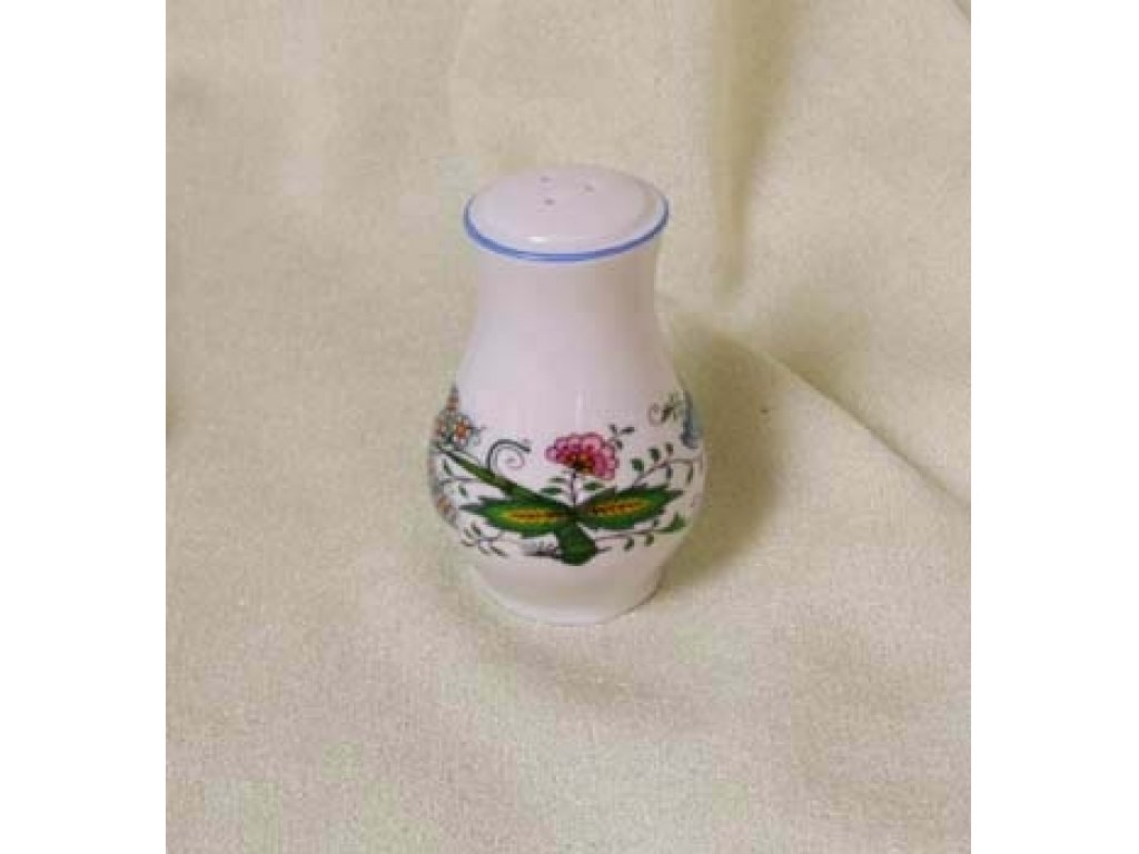 Cibulák korenička sypacia bez nápisu  NATURE farebný cibulák 7 cm cibulový porcelán originálny cibulák Dubí