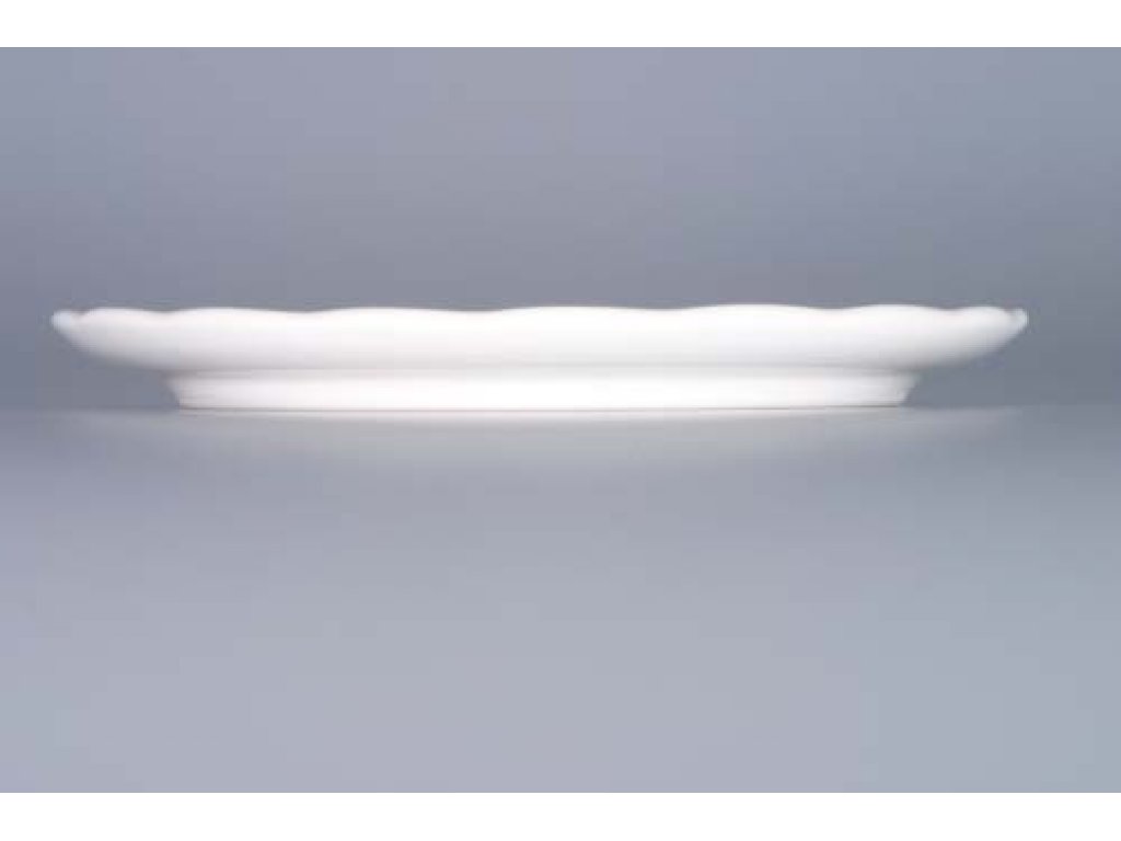 Podložka pod kanvicu biela 14,5cm originálny cibulák cibuľový porcelán Dubí