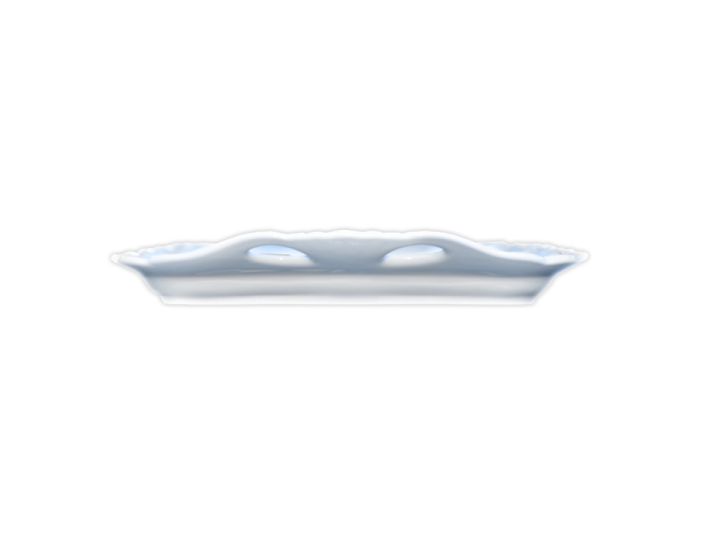 Cibulák Podnos Aida obdĺžnikový 45x25cm 1460g Originálny Český Porcelán Dubí 