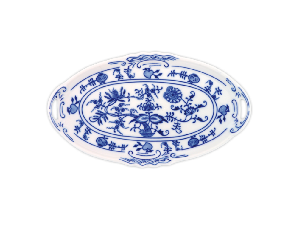 Cibulák Podnos pod likér. soupr. malý 21 cm Originál Český porcelán Dubí 