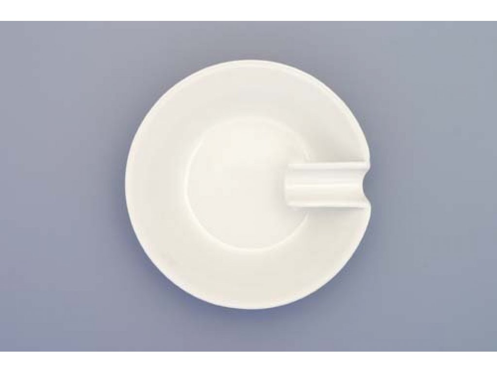 Popelník Bohemia 10cm 0,80g White design prof. arch. Jiří Pelc Český porcelán Dubí 