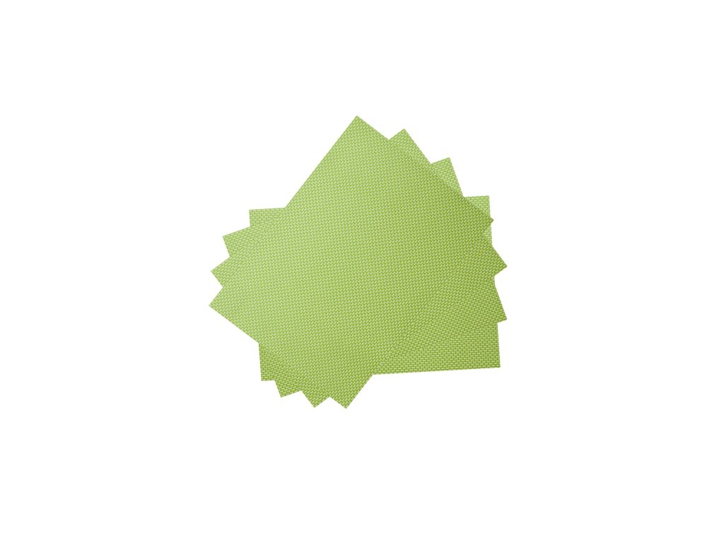 4-piece green table setting