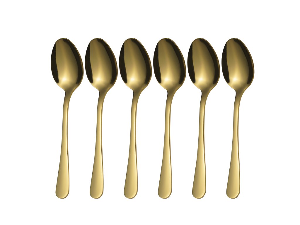 Cutlery Hotel 6-piece coffee set PVD GOLD Berndorf